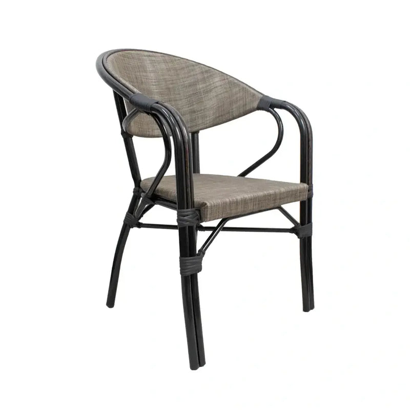 Cargue la imagen en el visor de la galería, Silla de Textileno para interior y exterior Color Carbon TEXTILENE -W-2