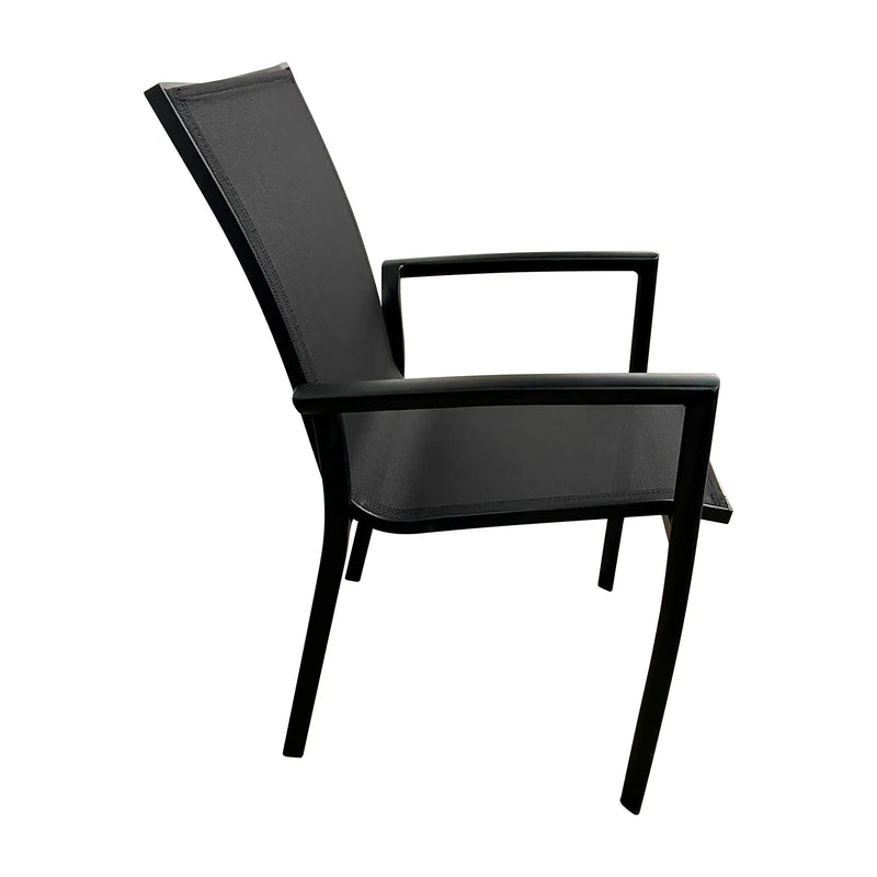 Cargue la imagen en el visor de la galería, Silla de Textileno para interior y exterior Color Negro KOSHEM-SJ22109-1 CasaEaster