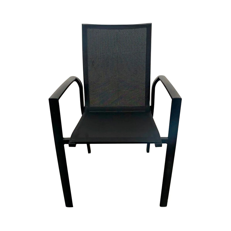 Cargue la imagen en el visor de la galería, Silla de Textileno para interior y exterior Color Negro KOSHEM-SJ22109-1 CasaEaster