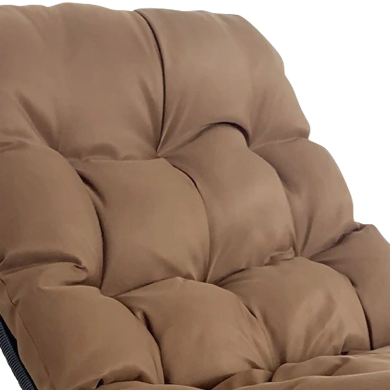 Cargue la imagen en el visor de la galería, Silla para Exterior de ratan sintético color Cafe - TG0025-26 CasaEaster