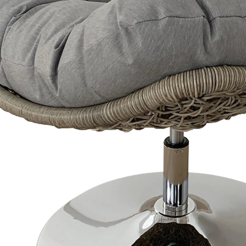 Cargue la imagen en el visor de la galería, Silla para Exterior de ratan sintético color Gris - TG0025-25 CasaEaster