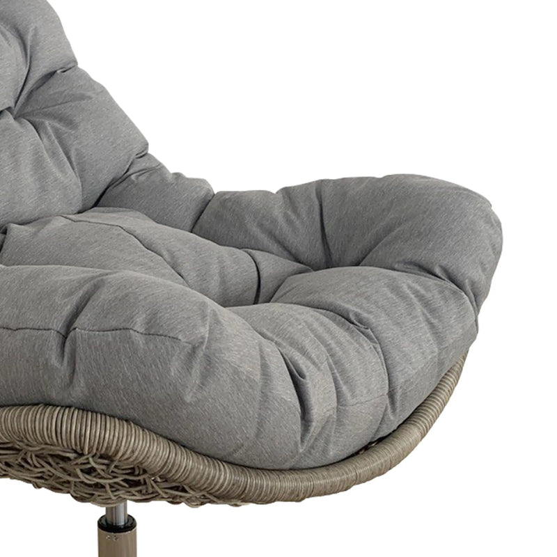 Cargue la imagen en el visor de la galería, Silla para Exterior de ratan sintético color Gris - TG0025-25 CasaEaster