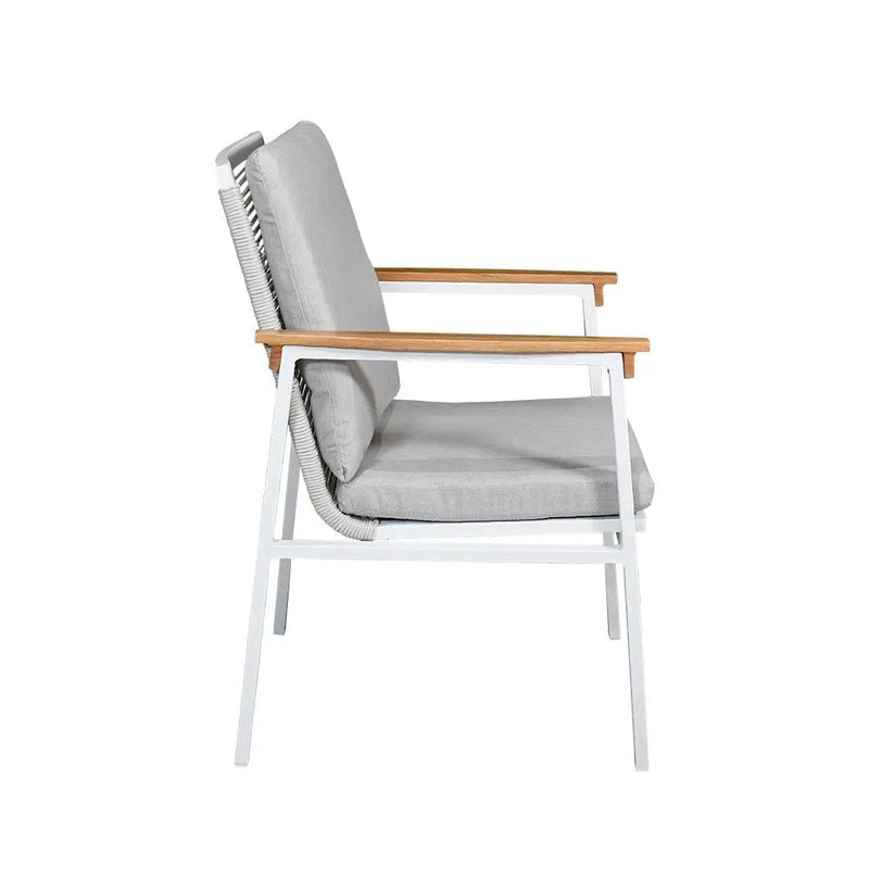 Cargue la imagen en el visor de la galería, Silla para Exterior e Interior Color Blanca EMILE - 75690