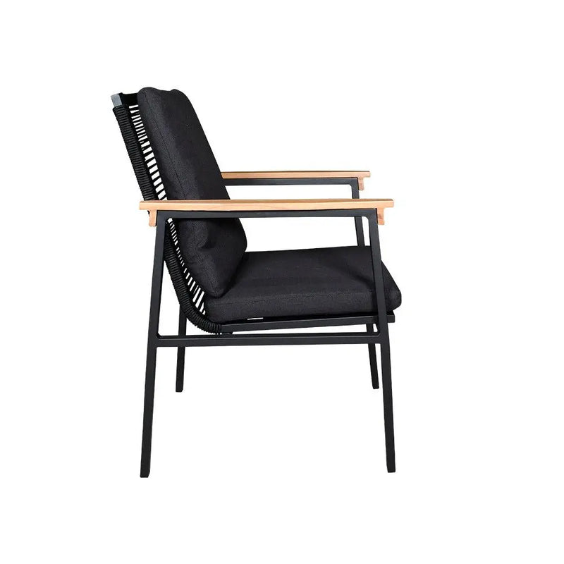 Cargue la imagen en el visor de la galería, Silla para Exterior e Interior Color Carbon EMILE- 75695