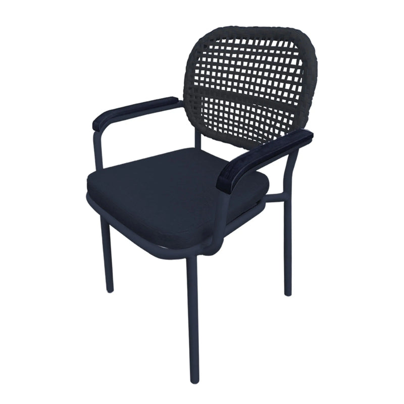 Cargue la imagen en el visor de la galería, Silla para Exterior e Interior Color Carbon MARNI- E90810