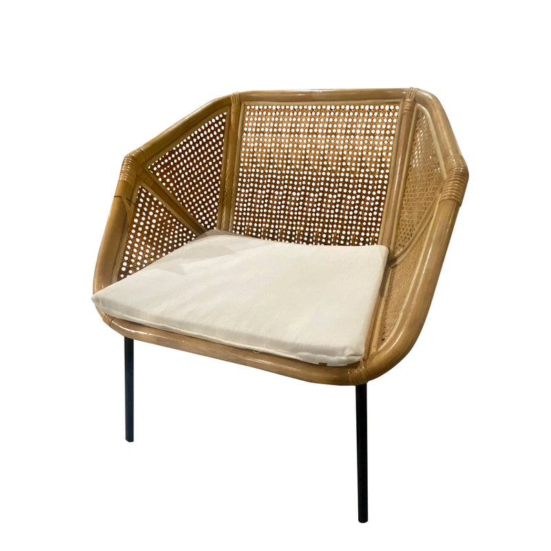 Cargue la imagen en el visor de la galería, Silla para Exterior e Interior Color Natural MANADO- 32878