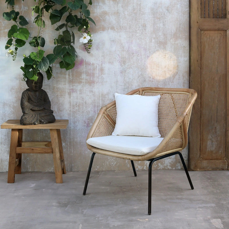 Cargue la imagen en el visor de la galería, Silla para Exterior e Interior Color Natural MANADO- 32878