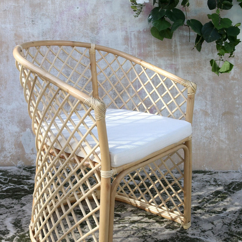 Cargue la imagen en el visor de la galería, Silla para Exterior e Interior Color Natural MONIQUE- 32879