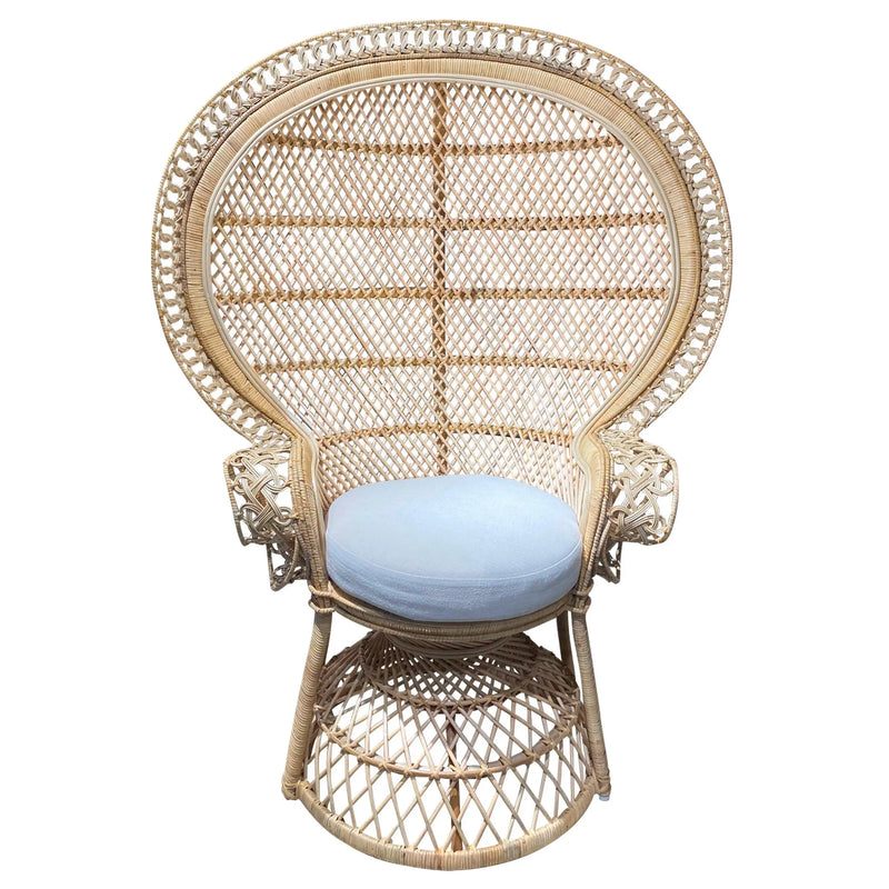 Cargue la imagen en el visor de la galería, Silla para Exterior e Interior Color Natural PEACOCK-32926