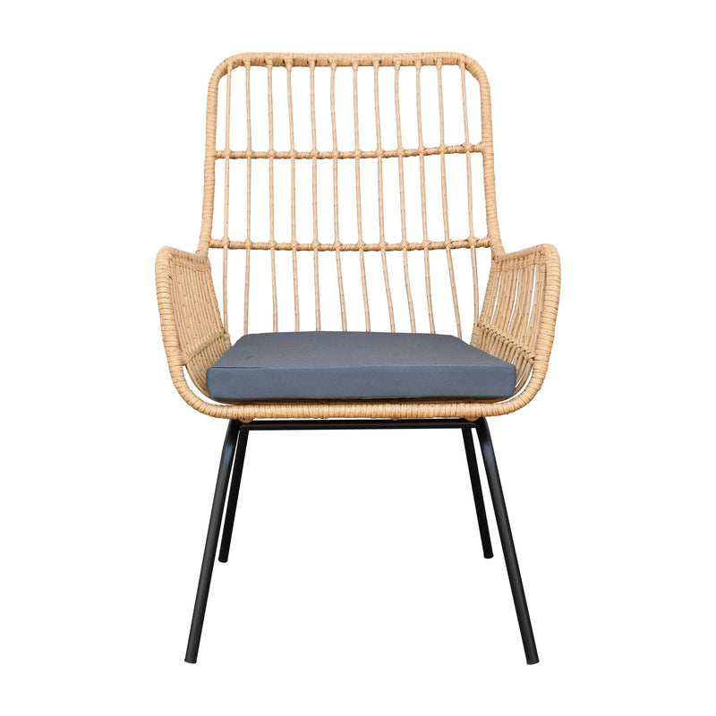 Cargue la imagen en el visor de la galería, Silla para Exterior e Interior De Lazo Color Natural BONANI-RX1050B CasaEaster