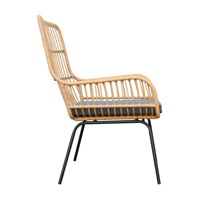 Cargue la imagen en el visor de la galería, Silla para Exterior e Interior De Lazo Color Natural BONANI-RX1050B CasaEaster
