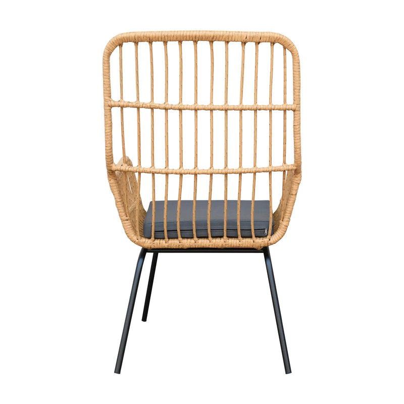 Cargue la imagen en el visor de la galería, Silla para Exterior e Interior De Lazo Color Natural BONANI-RX1050B CasaEaster