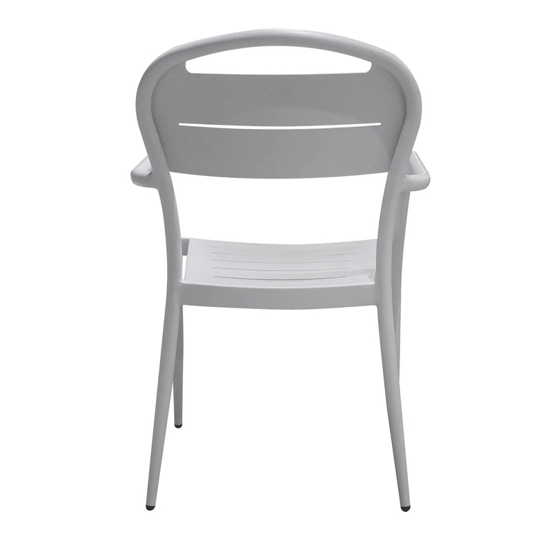 Cargue la imagen en el visor de la galería, Silla para Exterior e Interior de Aluminio Color Blaco SINCOPA- 52764A