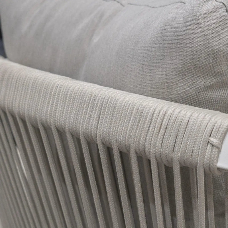 Cargue la imagen en el visor de la galería, Silla para Exterior e Interior de Aluminio Color Blanco ANCONA -7542A