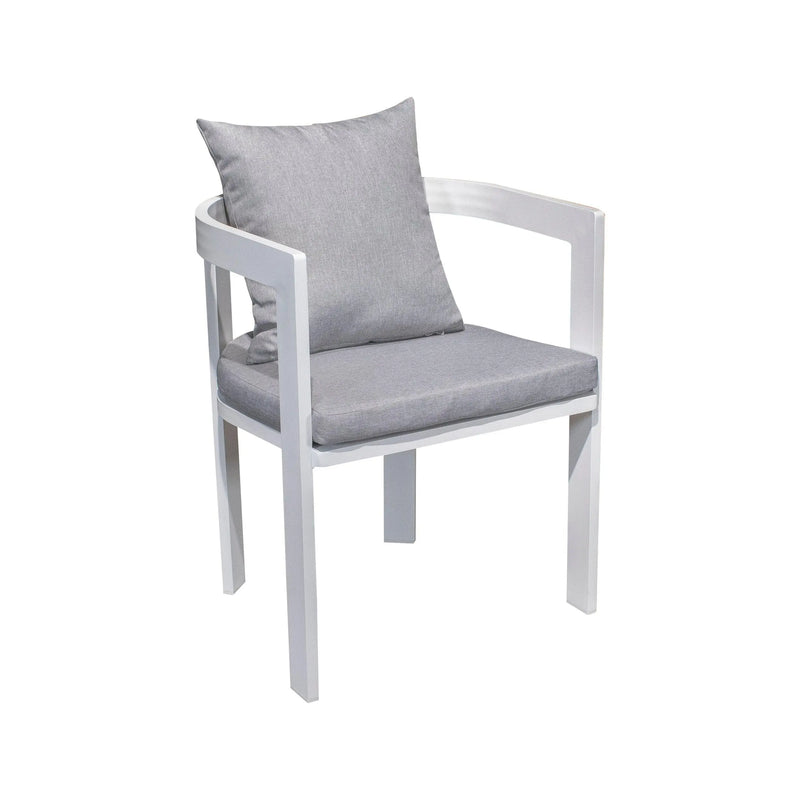 Cargue la imagen en el visor de la galería, Silla para Exterior e Interior de Aluminio Color Blanco CANTON-12-566