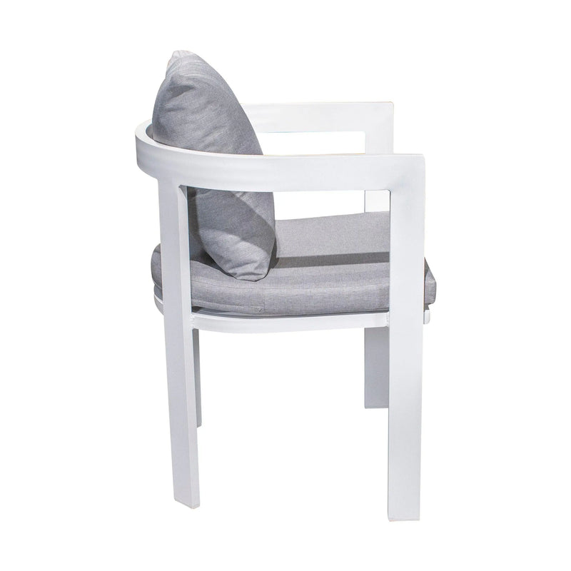 Cargue la imagen en el visor de la galería, Silla para Exterior e Interior de Aluminio Color Blanco CANTON-12-566