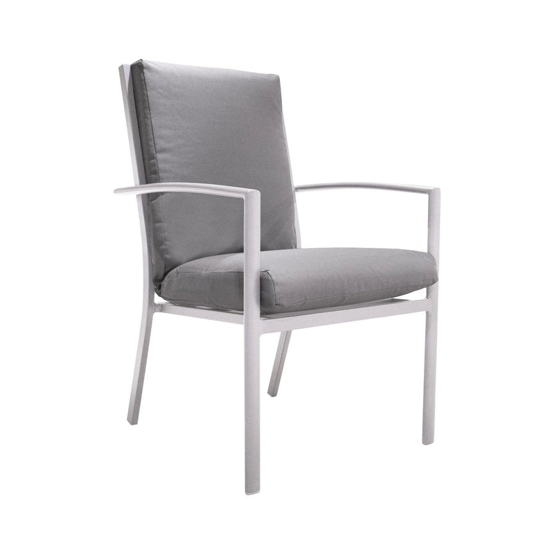 Cargue la imagen en el visor de la galería, Silla para Exterior e Interior de Aluminio Color Blanco LUCCA - 7465