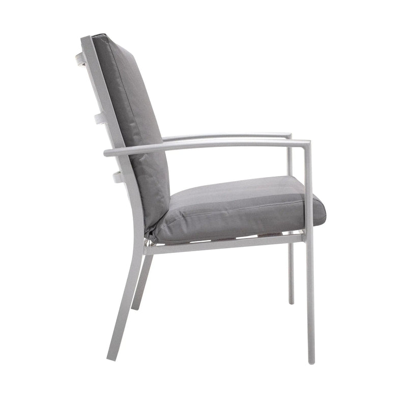 Cargue la imagen en el visor de la galería, Silla para Exterior e Interior de Aluminio Color Blanco LUCCA - 7465