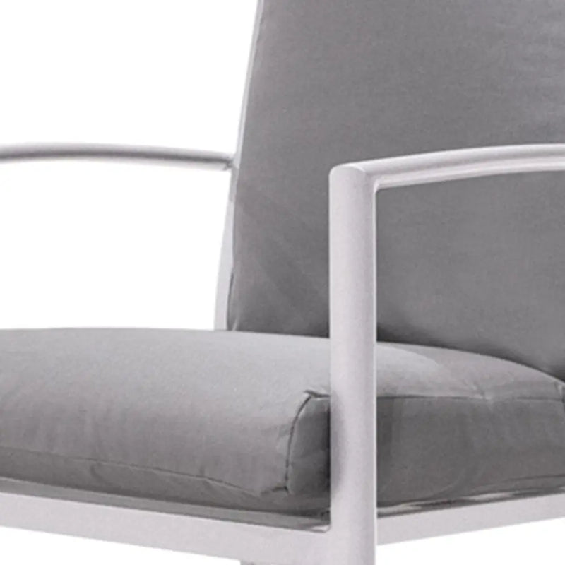 Cargue la imagen en el visor de la galería, Silla para Exterior e Interior de Aluminio Color Blanco LUCCA - 7465