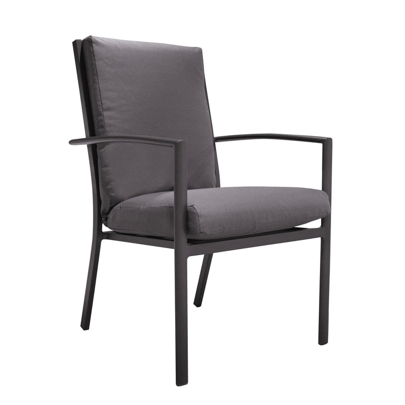 Cargue la imagen en el visor de la galería, Silla para Exterior e Interior de Aluminio Color Carbon LUCCA- 74650