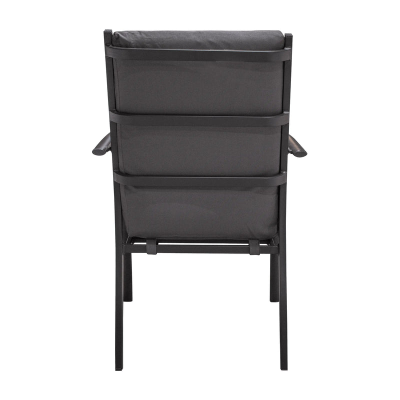 Cargue la imagen en el visor de la galería, Silla para Exterior e Interior de Aluminio Color Carbon LUCCA- 74650