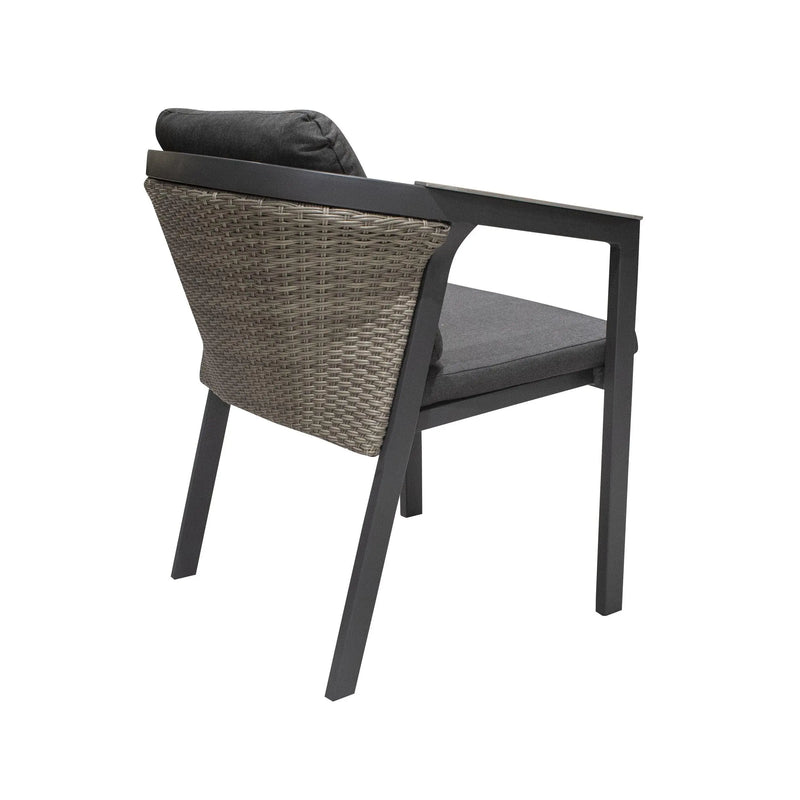 Cargue la imagen en el visor de la galería, Silla para Exterior e Interior de Aluminio Color Carbon LYNE-61536