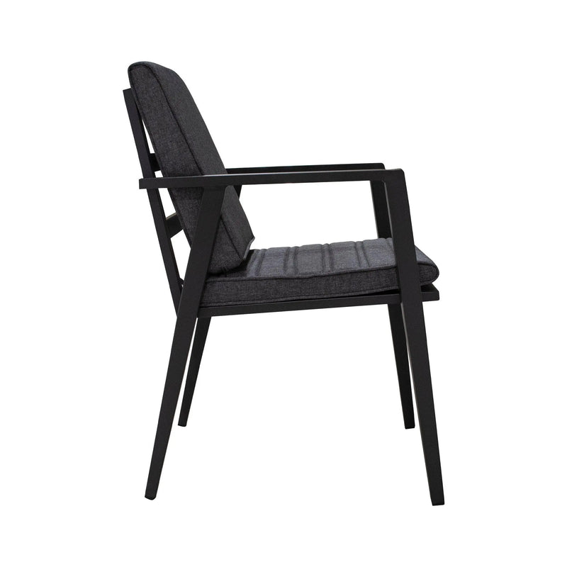 Cargue la imagen en el visor de la galería, Silla para Exterior e Interior de Aluminio Color Carbon MARMARIS-CHMA