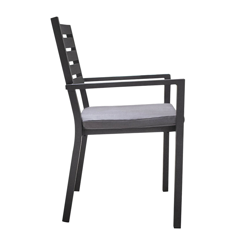 Cargue la imagen en el visor de la galería, Silla para Exterior e Interior de Aluminio Color Carbon MAYFAIR - 60719