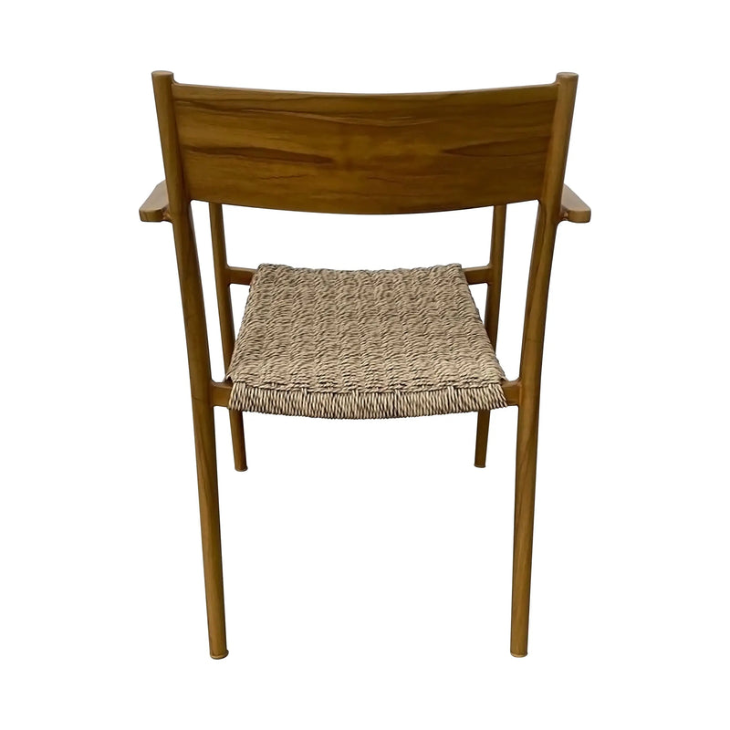 Cargue la imagen en el visor de la galería, Silla para Exterior e Interior de Aluminio Color Madera WOOD LOOK-GLA-63157-10 CasaEaster