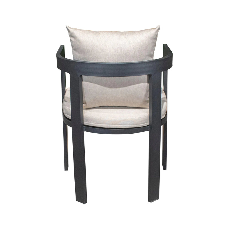 Cargue la imagen en el visor de la galería, Silla para Exterior e Interior de Aluminio Color Negro CANTON-12-137