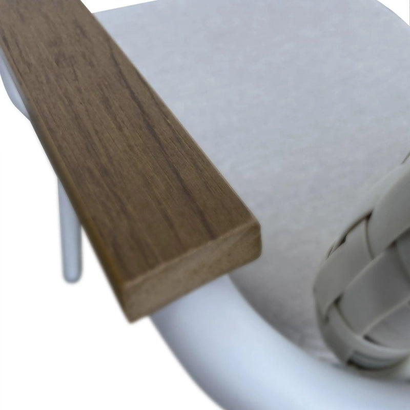 Cargue la imagen en el visor de la galería, Silla para Exterior e Interior de Color Blanco MARNI-E80205