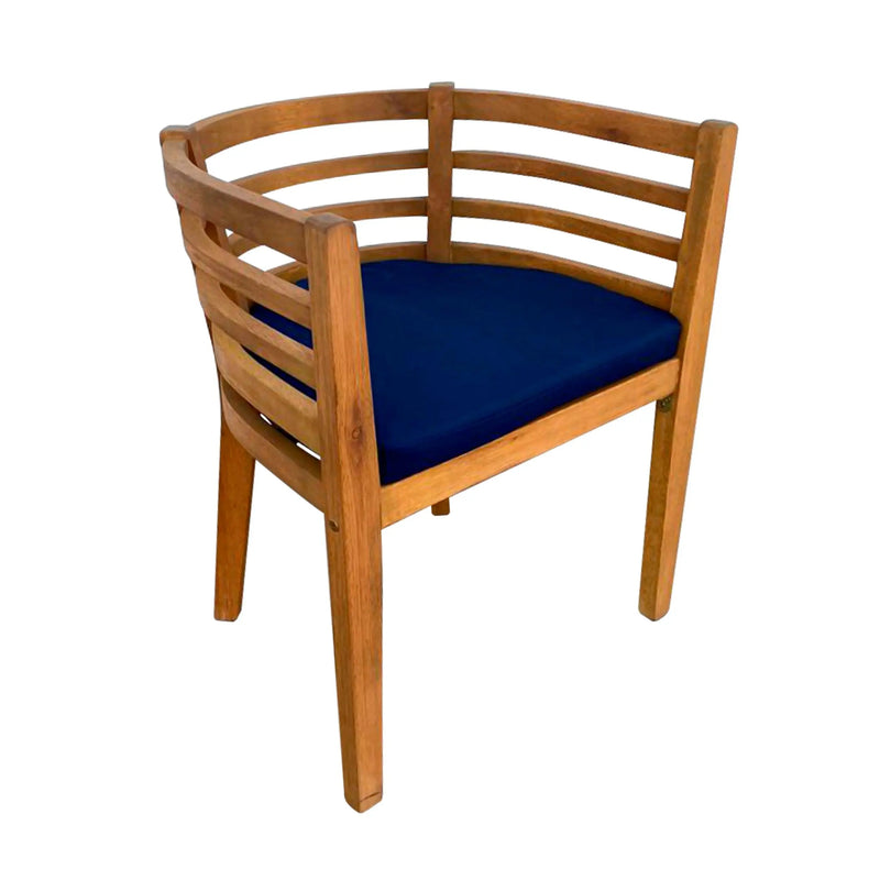 Cargue la imagen en el visor de la galería, Silla para Exterior e Interior de Madera Acacia Color Azul BLUES-HUC39473