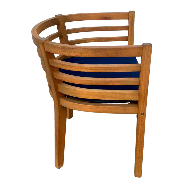 Cargue la imagen en el visor de la galería, Silla para Exterior e Interior de Madera Acacia Color Azul BLUES-HUC39473