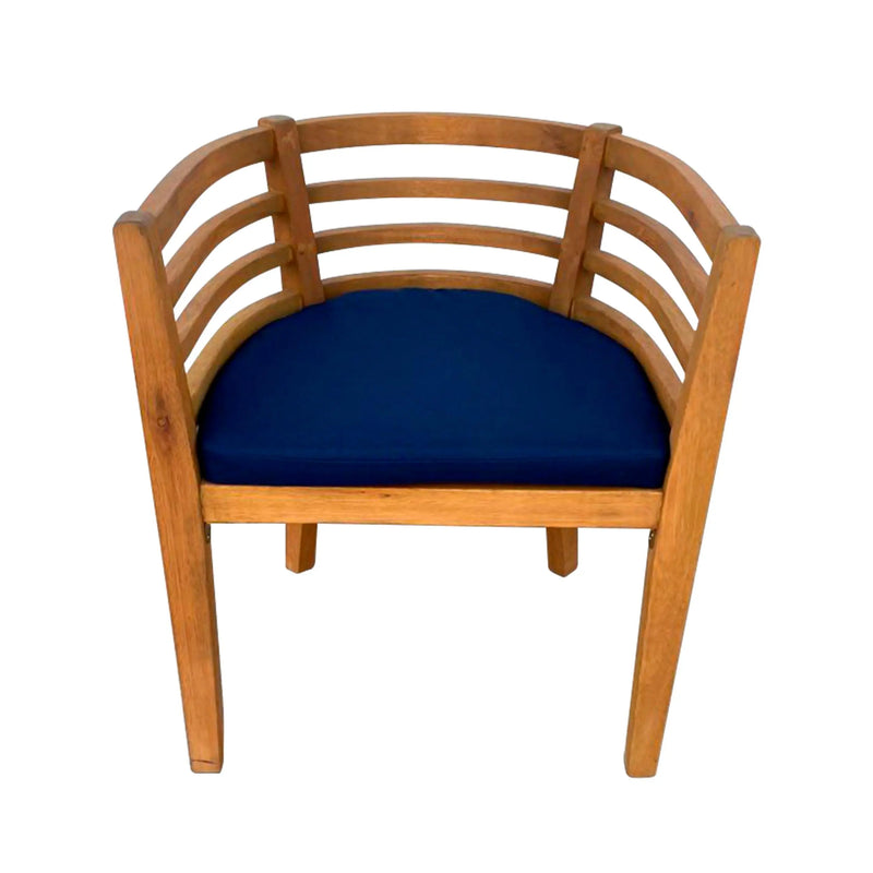 Cargue la imagen en el visor de la galería, Silla para Exterior e Interior de Madera Acacia Color Azul BLUES-HUC39473