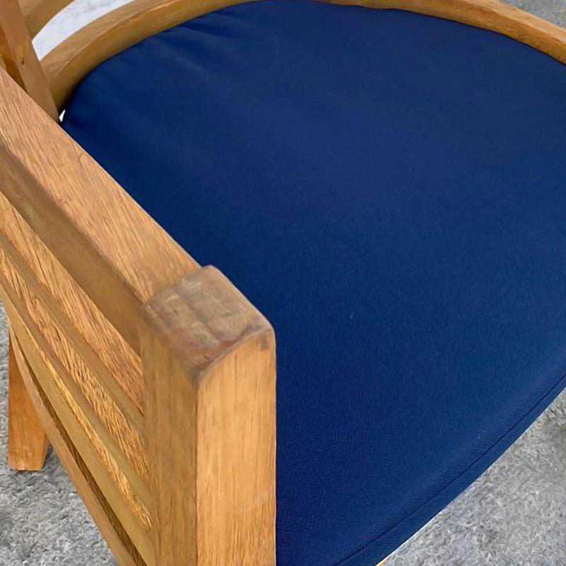 Cargue la imagen en el visor de la galería, Silla para Exterior e Interior de Madera Acacia Color Azul BLUES-HUC39473