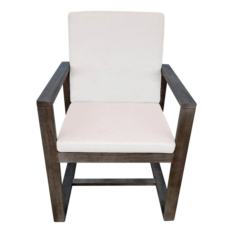 Cargue la imagen en el visor de la galería, Silla para Exterior e Interior de Madera Color Negro HUDSON - HUC39105