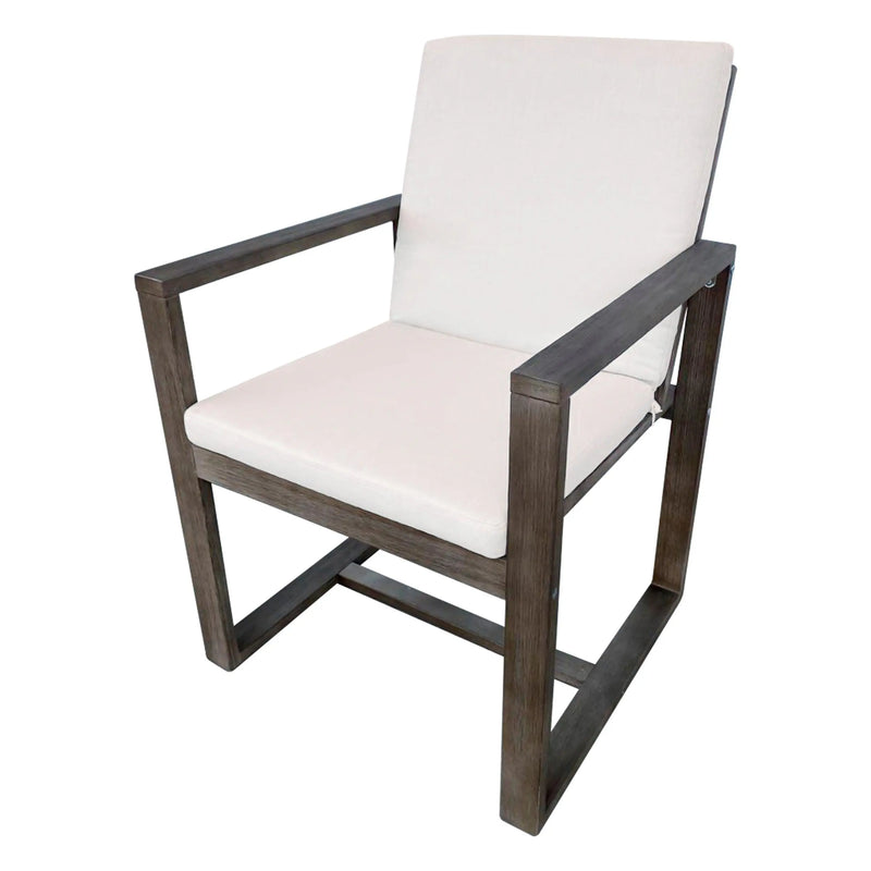 Cargue la imagen en el visor de la galería, Silla para Exterior e Interior de Madera Color Negro HUDSON - HUC39105