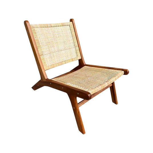 Silla para Exterior e Interior de Madera Teca Color Natural EASY NATURAL-32948CB CasaEaster