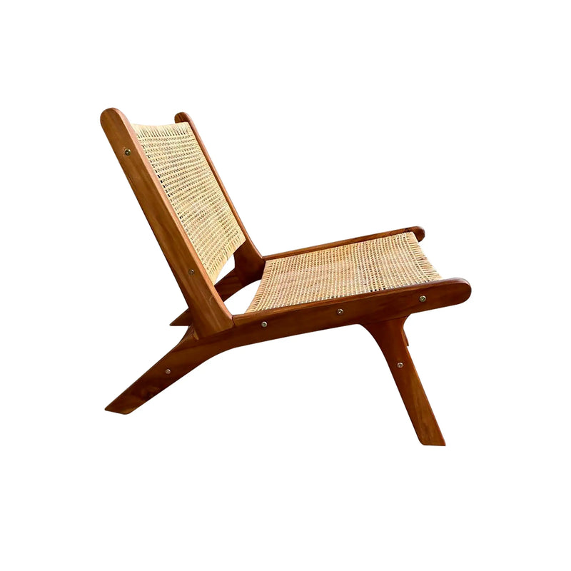 Load image into Gallery viewer, Silla para Exterior e Interior de Madera Teca Color Natural EASY NATURAL-32948CB CasaEaster