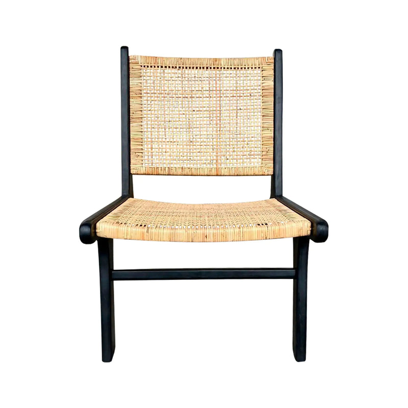 Load image into Gallery viewer, Black Teak Wood Outdoor and Indoor Chair EASY NEGRA-124792CB