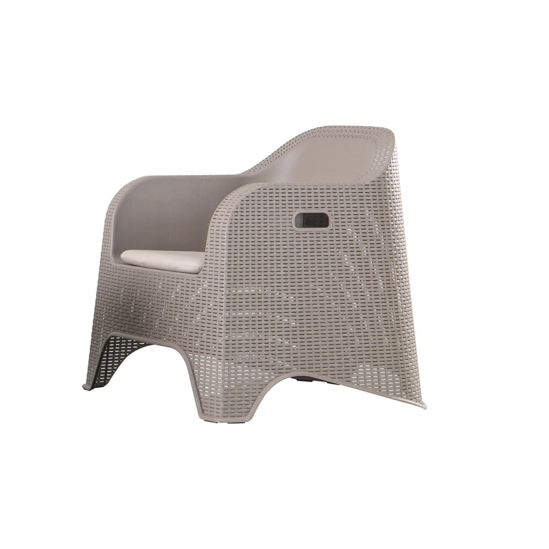 Load image into Gallery viewer, Silla para Exterior e Interior de Plástico Color Capuchino-LUX-EC01-LUX-EC01 CasaEaster
