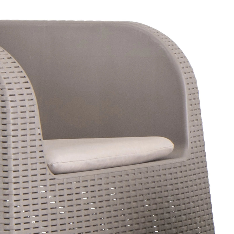 Load image into Gallery viewer, Silla para Exterior e Interior de Plástico Color Capuchino-LUX-EC01-LUX-EC01 CasaEaster