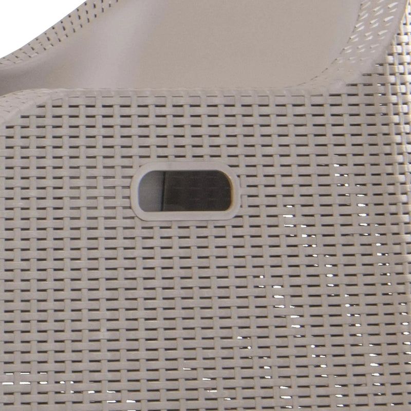 Load image into Gallery viewer, Cappuccino Color Plastic Outdoor and Indoor Chair-LUX-EC01-LUX-EC01