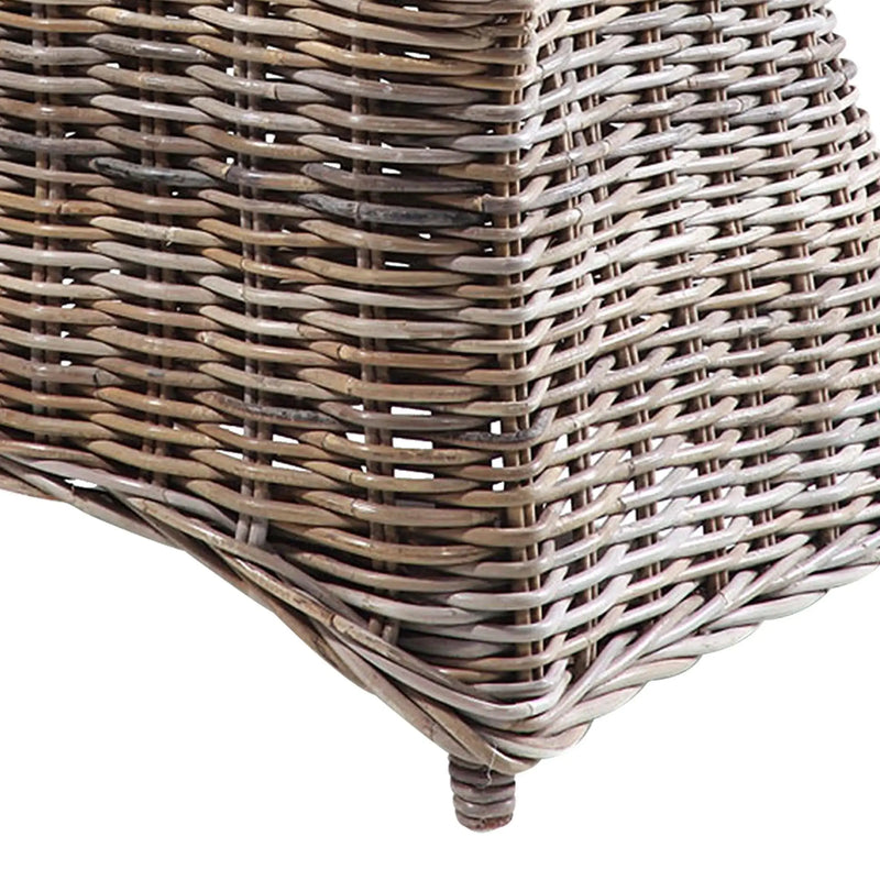 Cargue la imagen en el visor de la galería, Silla para Exterior e Interior de Rattan Color Gris ATHENA-31124 CasaEaster