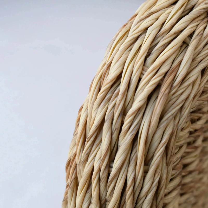 Cargue la imagen en el visor de la galería, Silla para Exterior e Interior de Rattan Color Natural FLORIDA-HUC39843 CasaEaster
