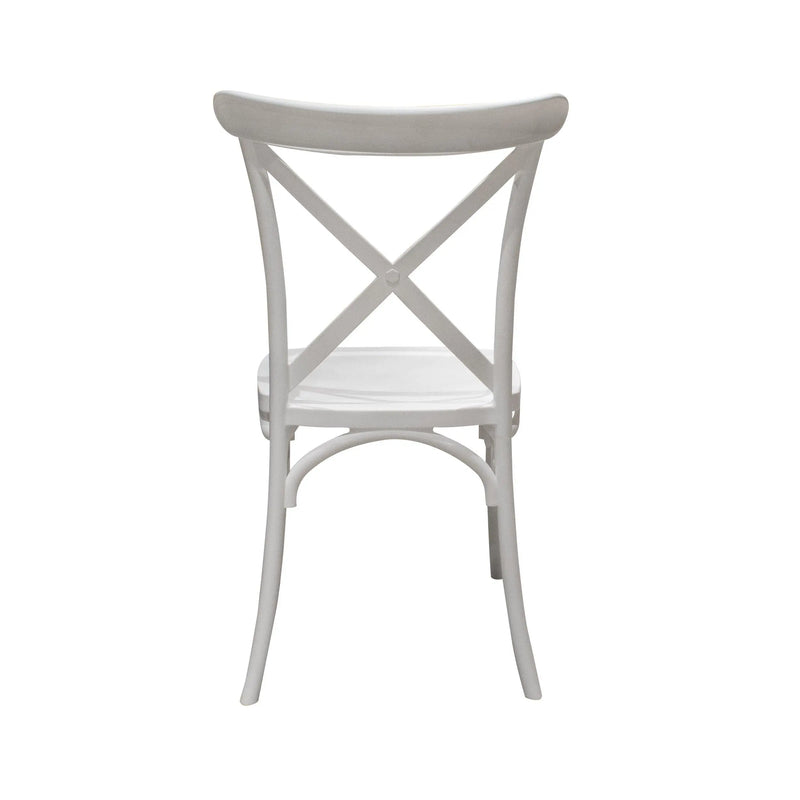 Cargue la imagen en el visor de la galería, Silla para Exterior e Interior de Resina Color Blanco HERITAGE- 75563 CasaEaster