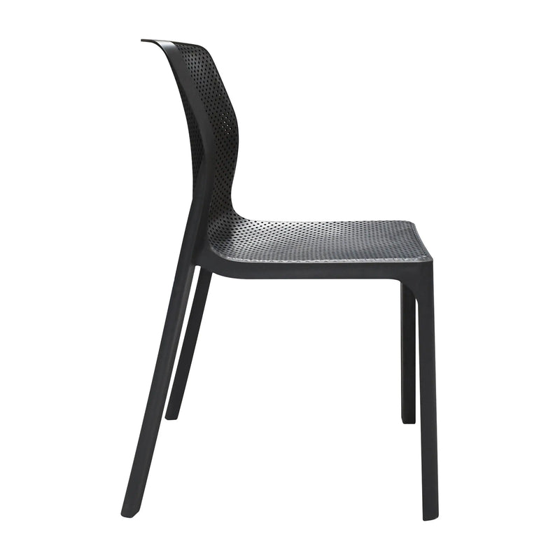 Cargue la imagen en el visor de la galería, Silla para Exterior e Interior de Resina Color Carbon BAILEY-56177