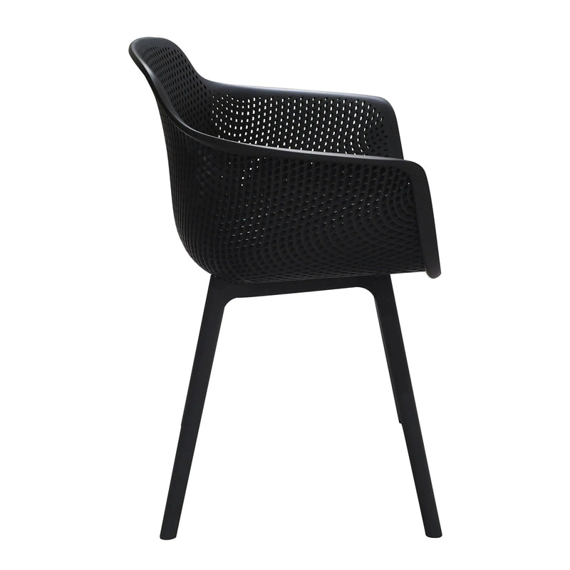 Cargue la imagen en el visor de la galería, Silla para Exterior e Interior de Resina Color Carbon JASMINE-58036