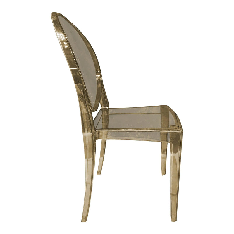 Cargue la imagen en el visor de la galería, Silla para Exterior e Interior de Resina Color Amber GHOST- BD53A