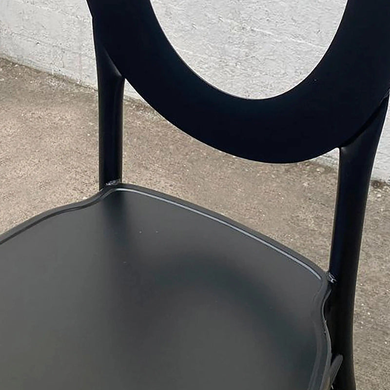 Cargue la imagen en el visor de la galería, Silla para Exterior e Interior Color Negro OK-9ZJ35-B